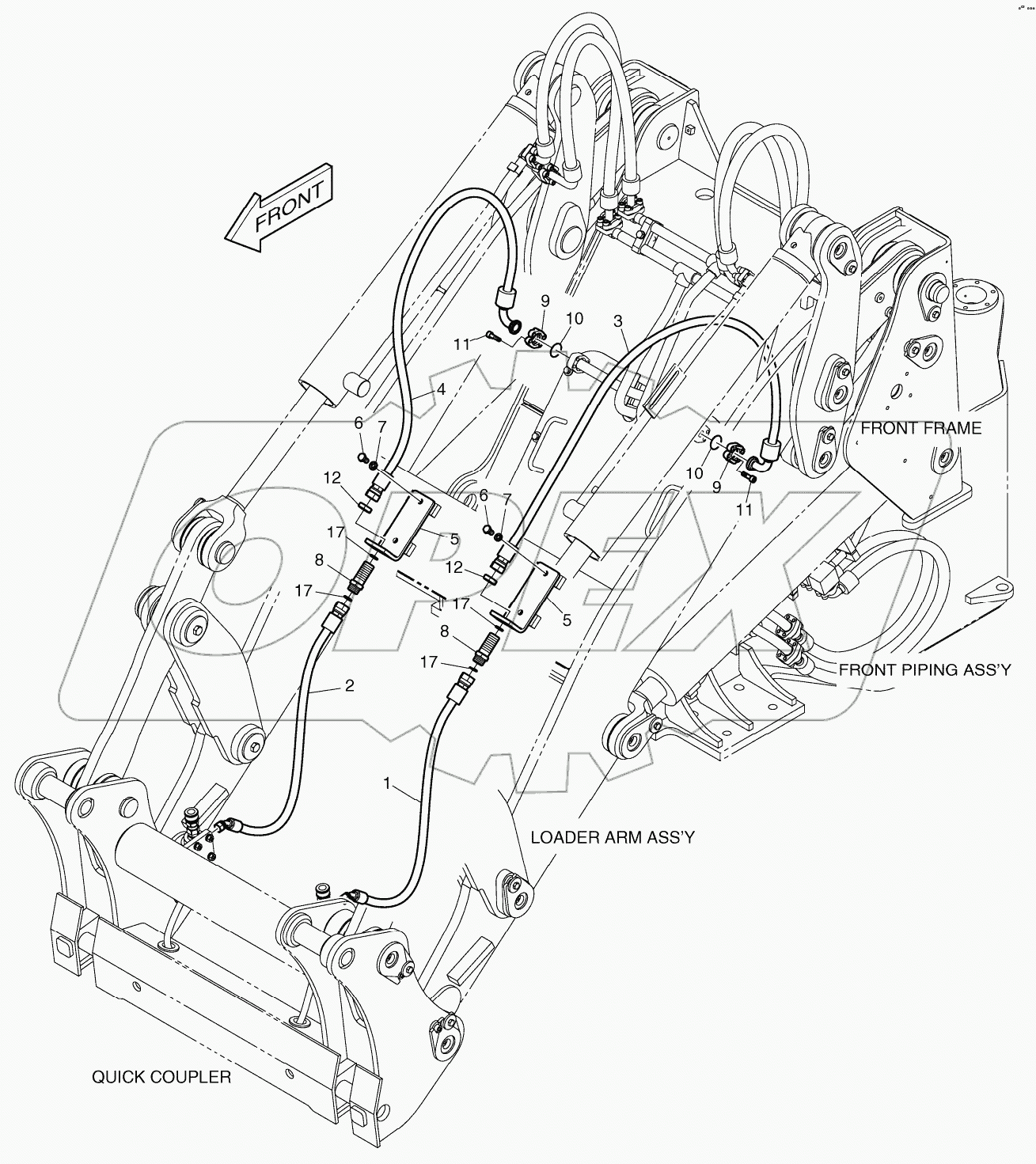  QUICK COUPLER PIPING