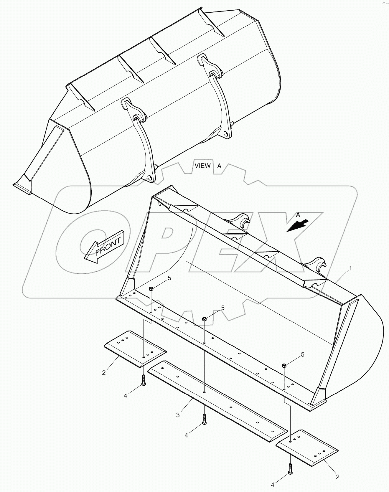  BUCKET - 1.9m3 - QUICK COUPLER