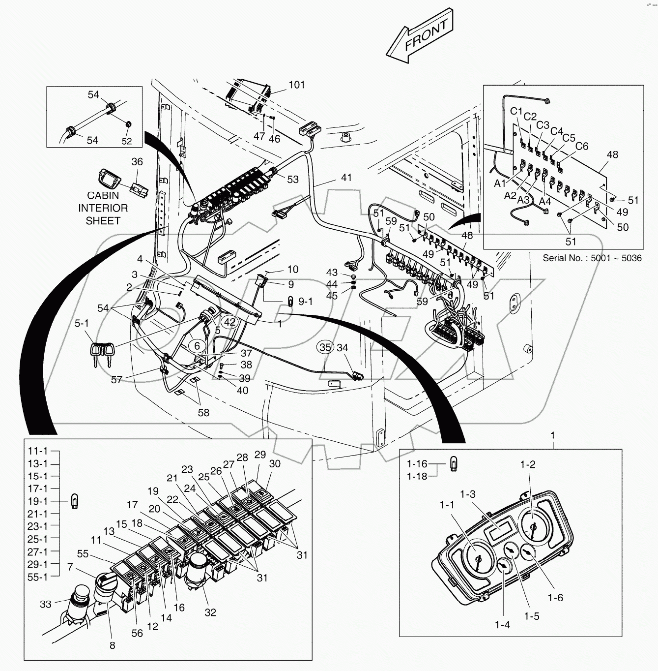 ELECTRIC PARTS - CABIN