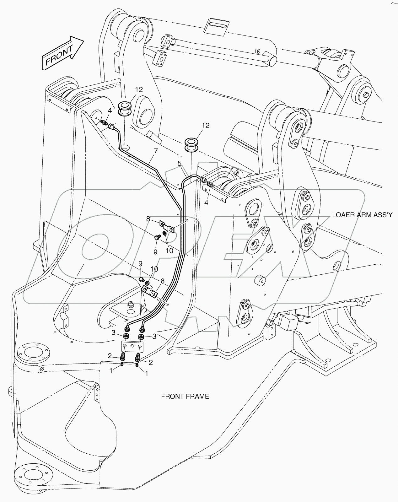  FRONT LUBRICATION PIPING