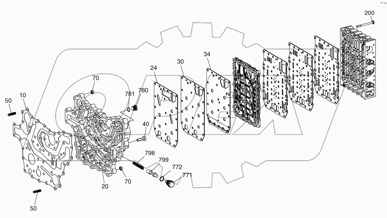  GEAR SHIFT SYSTEM (1) - TRANSMISSION