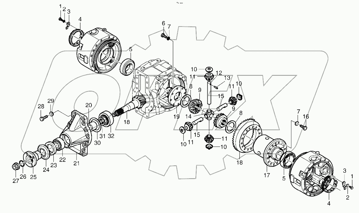  DIFFERENTIAL - FRONT AXLE