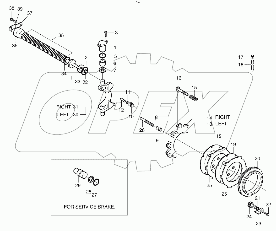  BRAKE - FRONT AXLE