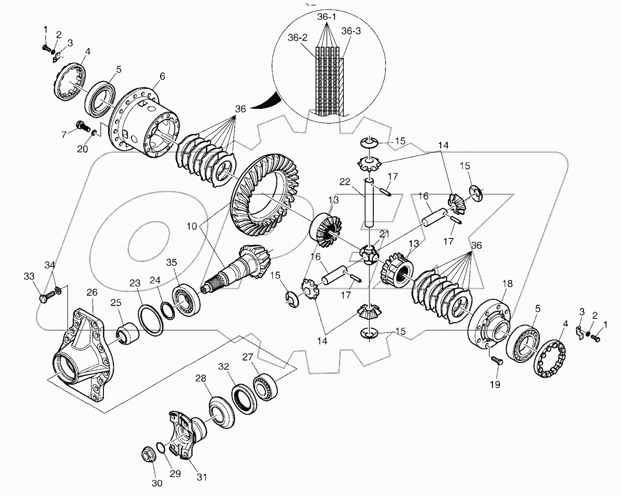 DIFFERENTIAL - REAR AXLE