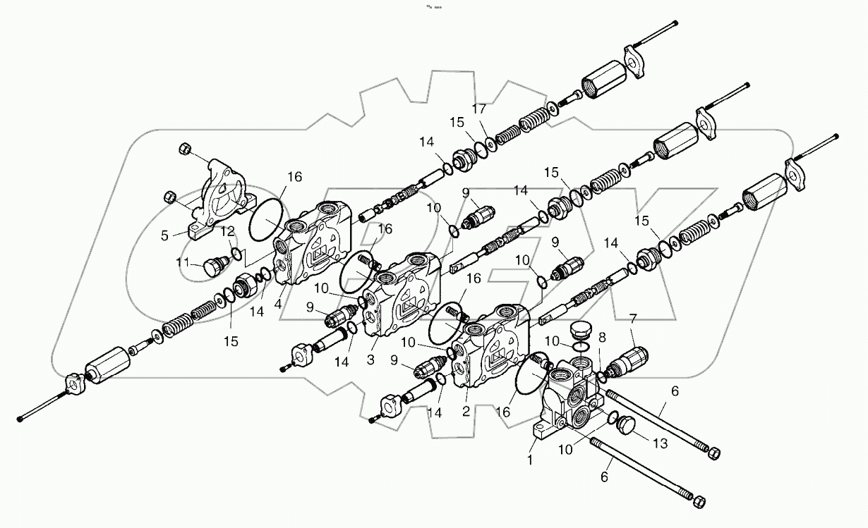  CONTROL VALVE (3-SPOOL)				