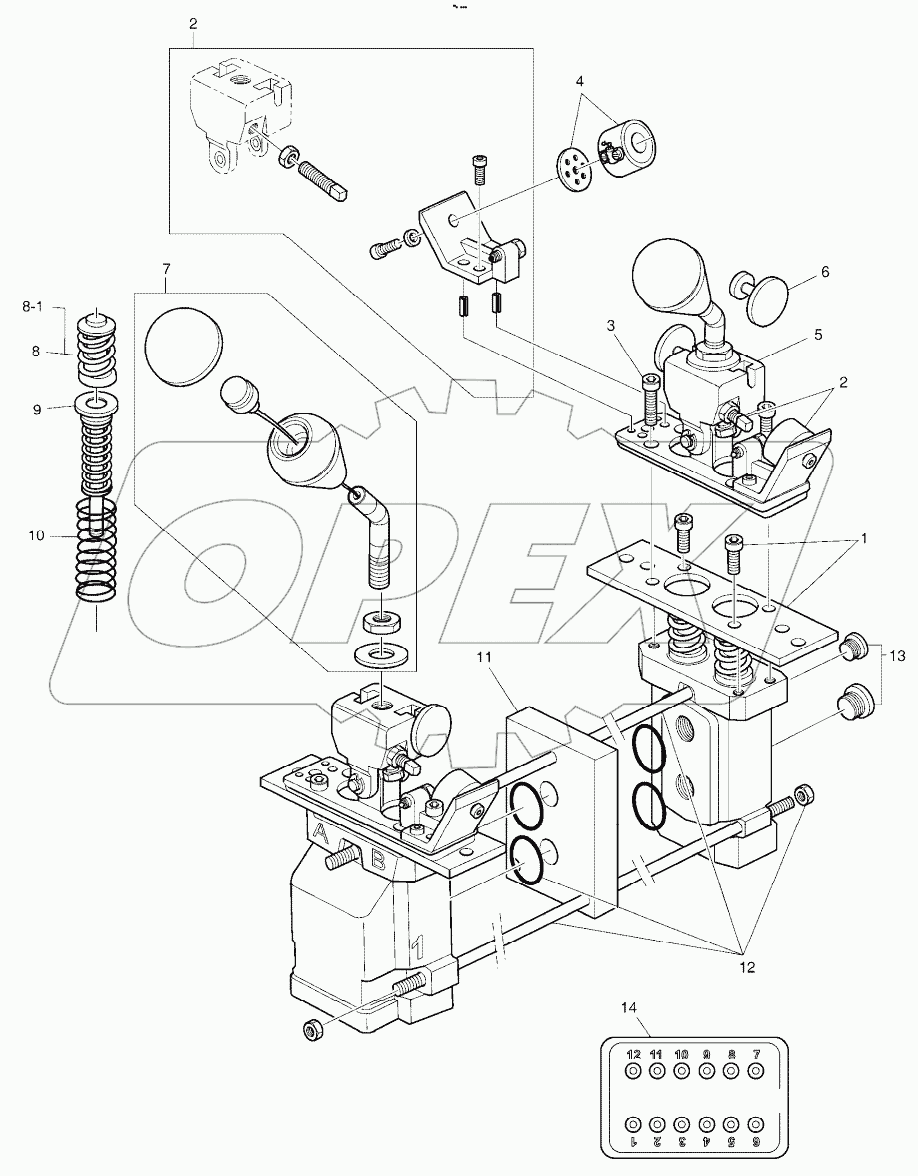 REMOTE CONTROL VALVE - 2SP + 2 LEVER