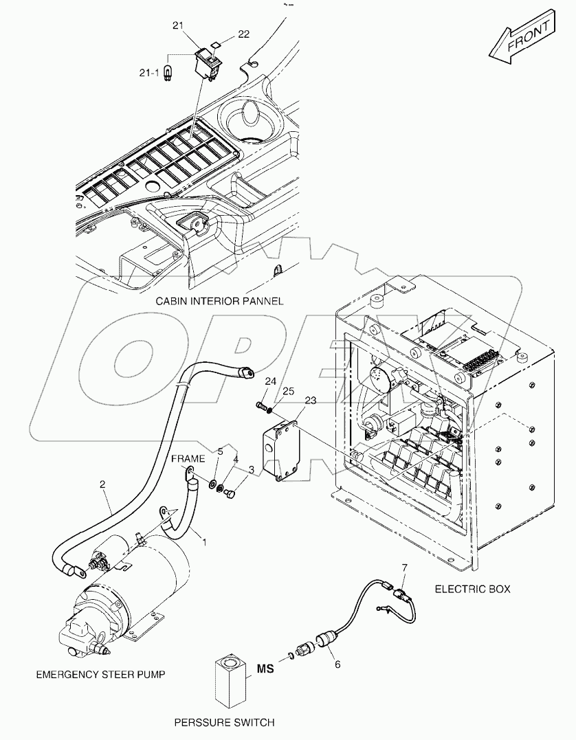 EMERGENCY STEERING - ELECTRIC