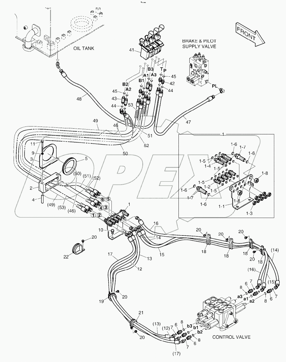  PILOT PIPING - FINGER + 3 SPOOL