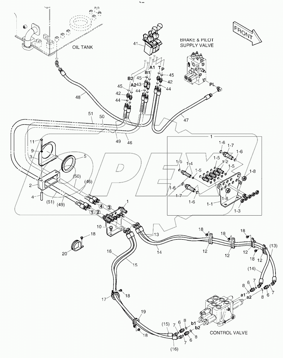 PILOT PIPING - FINGER + 2 SPOOL