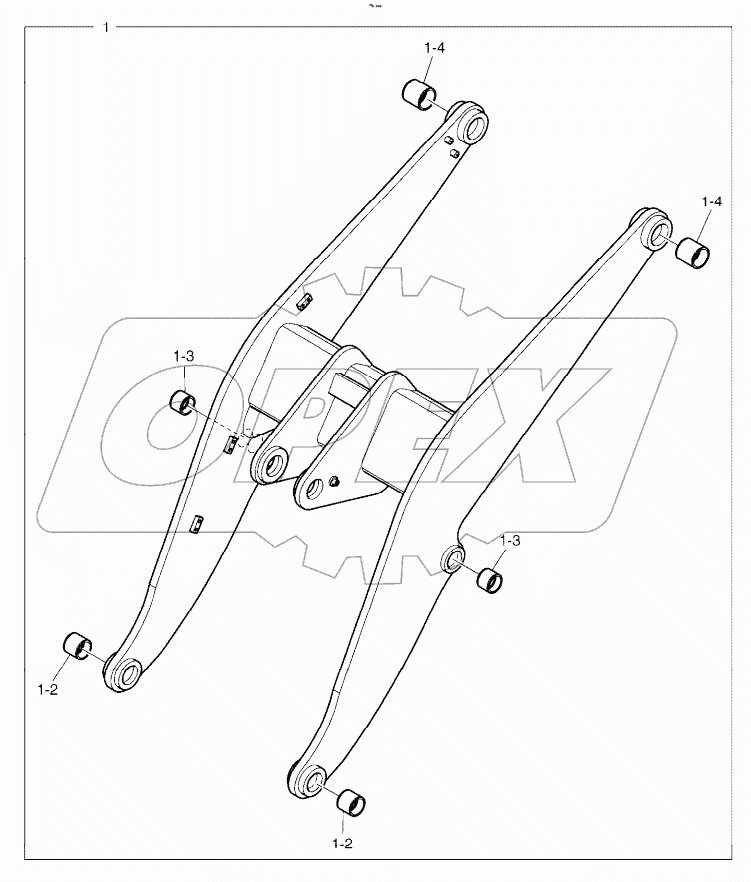  LOADER ARM - ADD PIPING