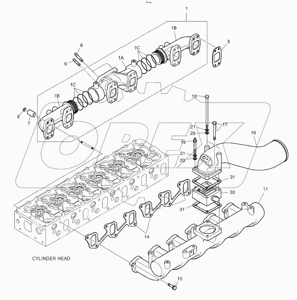  INTAKE AND EXHAUST MANIFOLD
