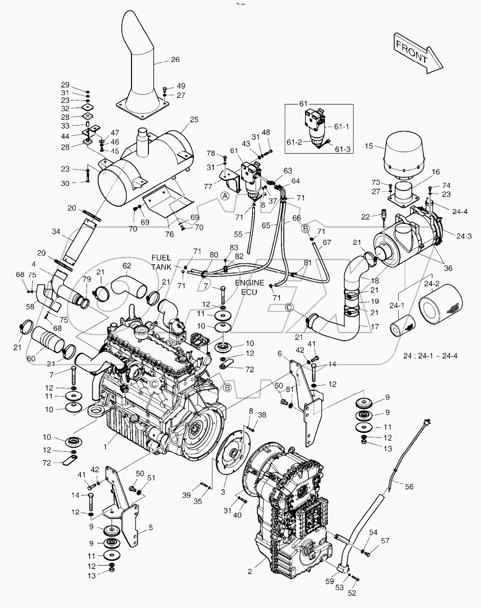  ENGINE MOUNTING