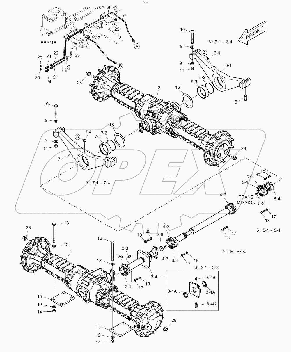  AXLE AND DRIVE SHAFT