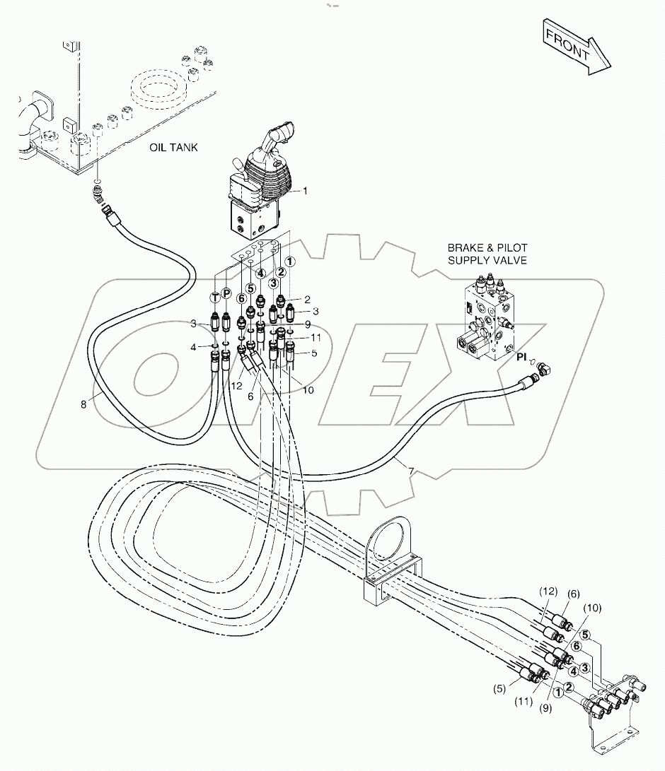  PILOT PIPING - JOYSTICK