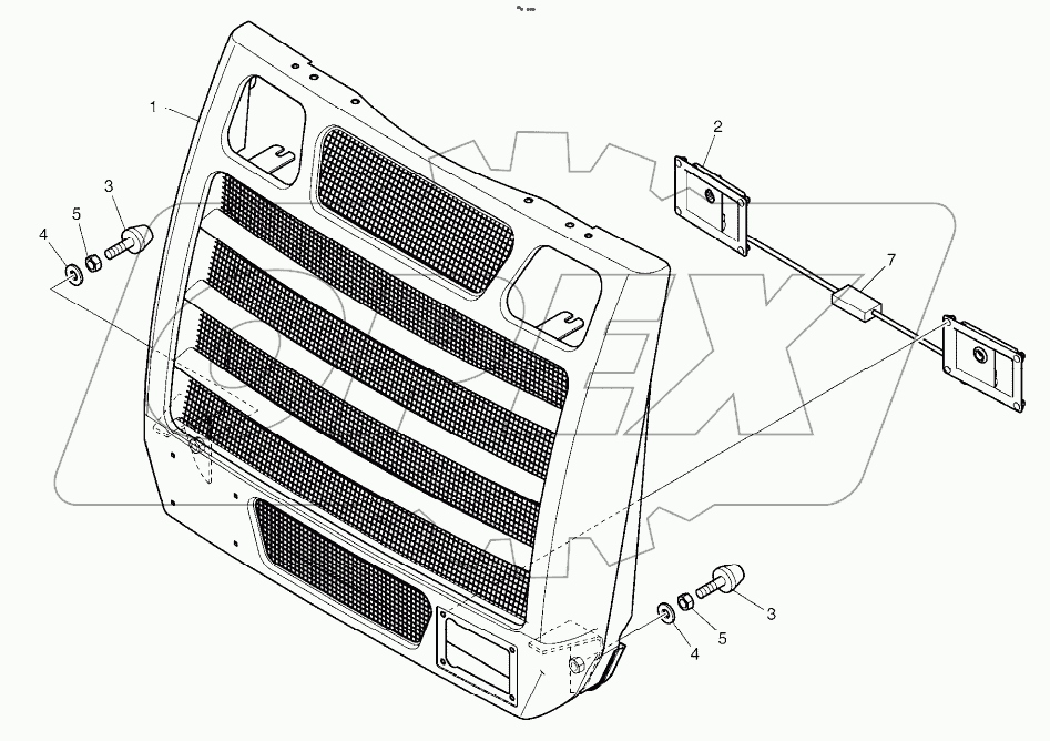  RADIATOR GRILL ASSY