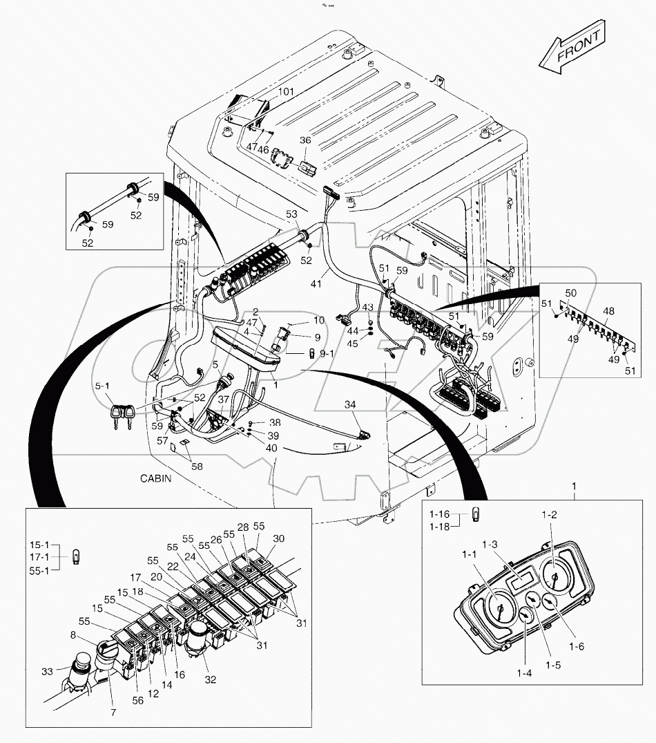  ELECTRIC PARTS - CABIN