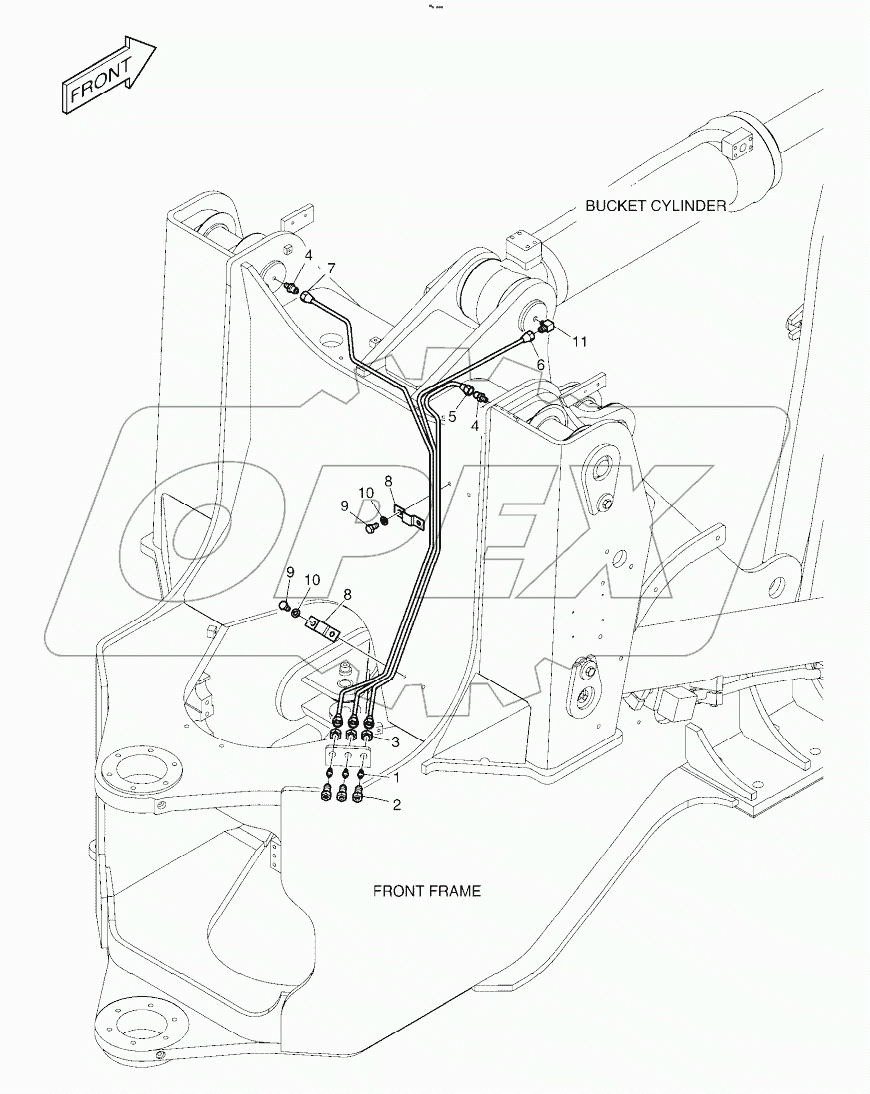  FRONT LUBRICATION PIPING