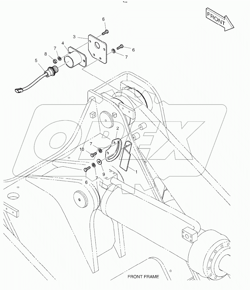  ARM RAISE KICK OUT ASSY