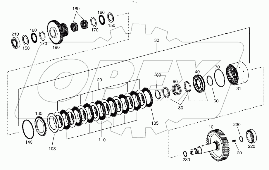 COUPLING K3 - TRANSMISSION