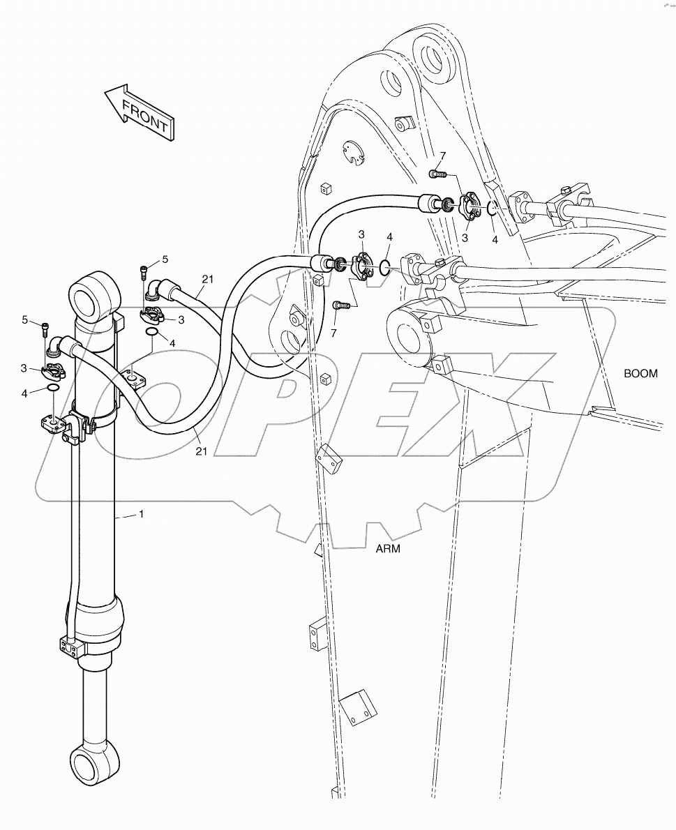  ARM PIPING - ARM 2.5m