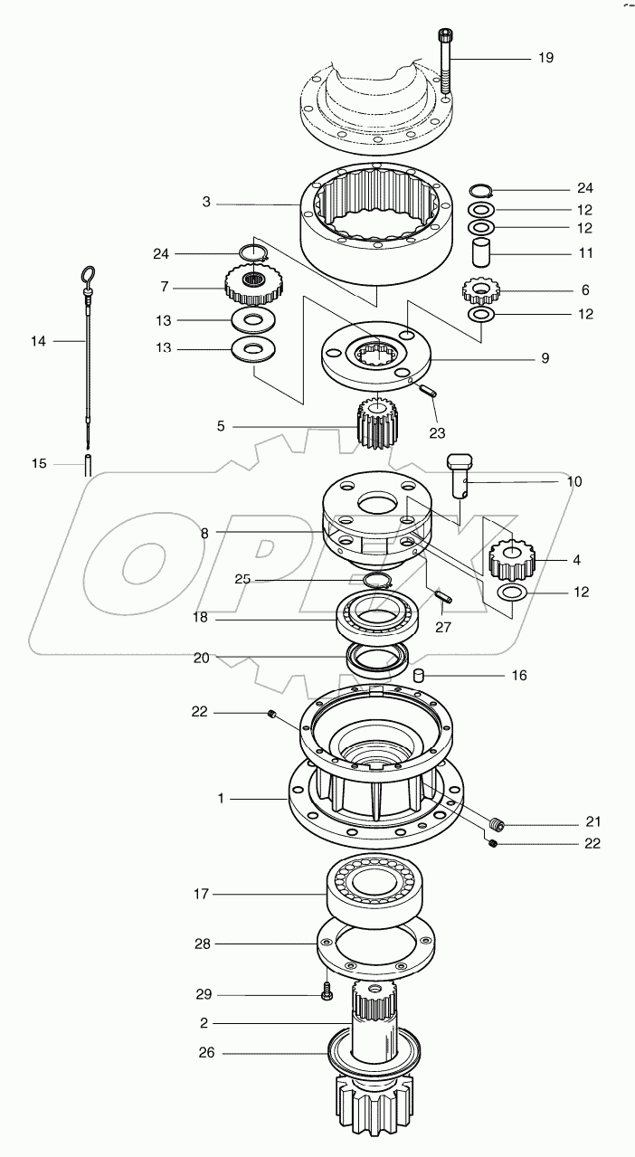  SWING REDUCTION GEAR