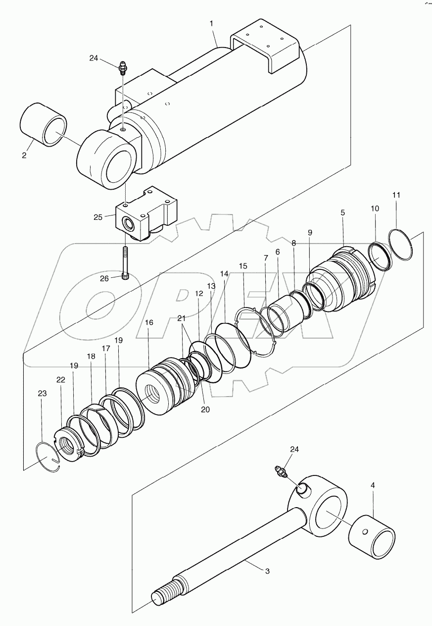  DOZER CYLINDER - L.H