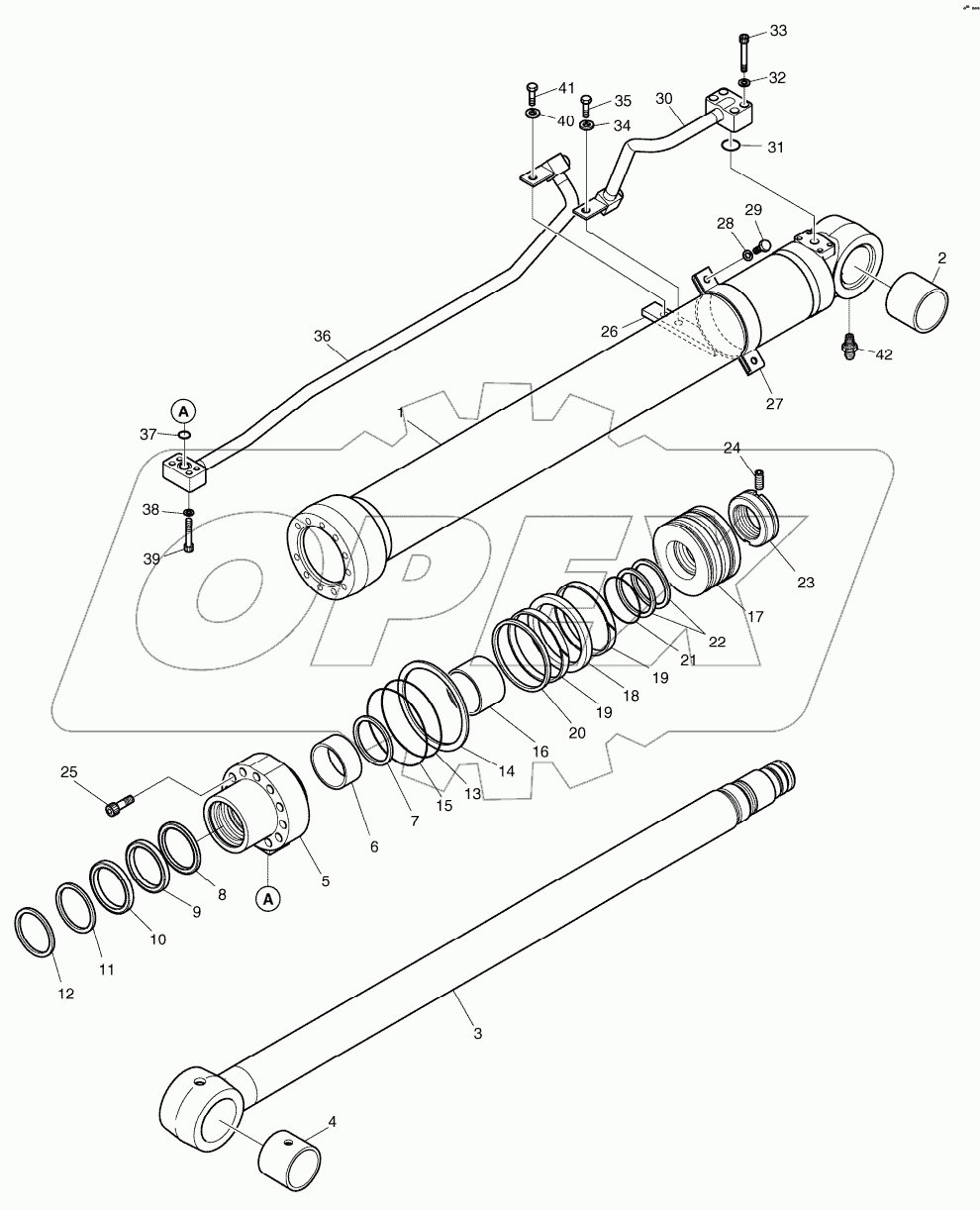  BOOM CYLINDER - L.H (ARTI BOOM)