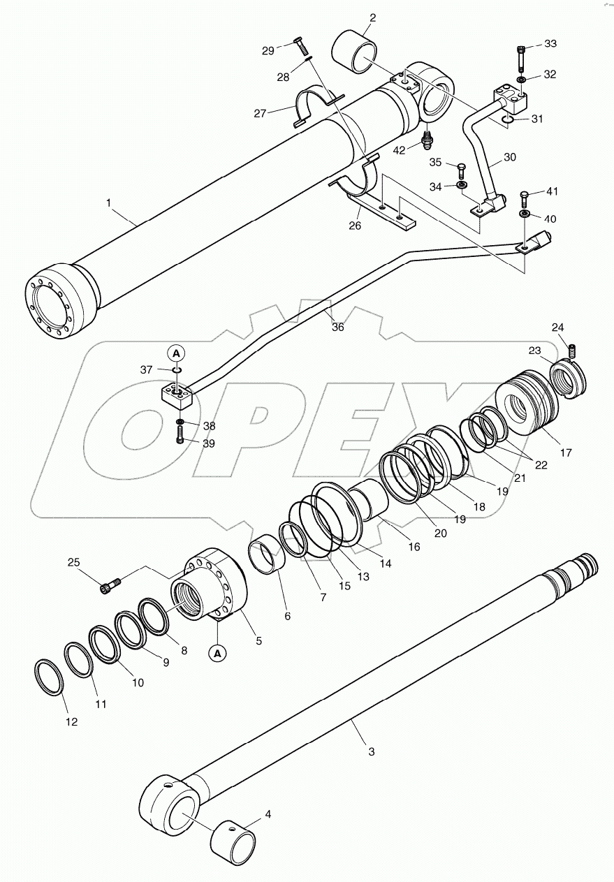  BOOM CYLINDER - R.H (ARTI BOOM)