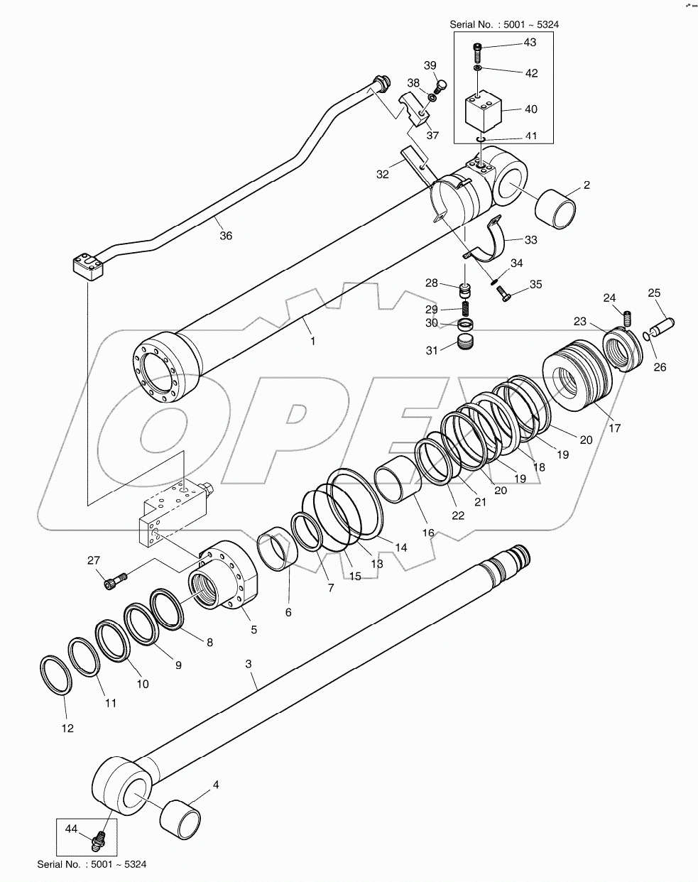  ARM CYLINDER - ARM 2.1m (ARTI) L/V