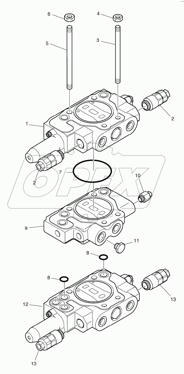  CONTROL VALVE - ROTATING (ARTI) Serial No. 5001 - 5395