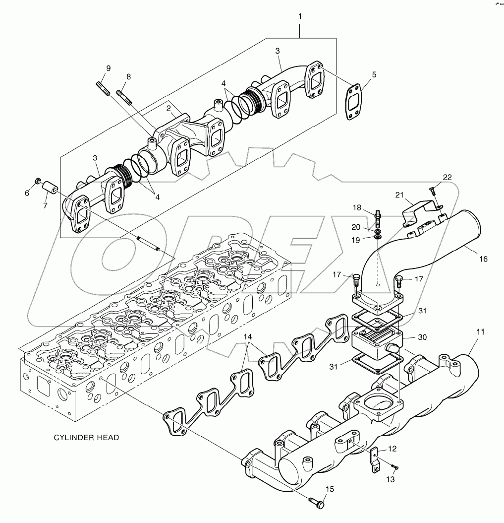  INTAKE & EXHAUST MANIFOLD