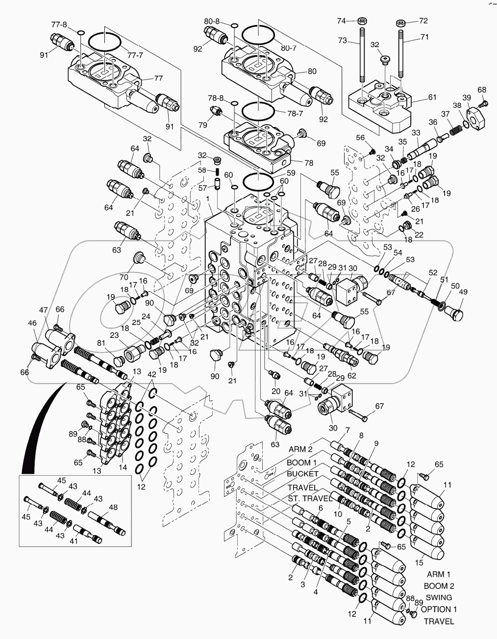  CONTROL VALVE - ROTATING (ARTI) Serial No. 5396 -