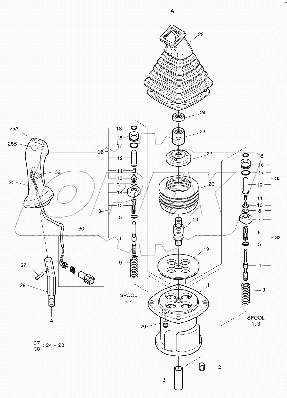  REMOTE CONTROL VALVE - ROPS