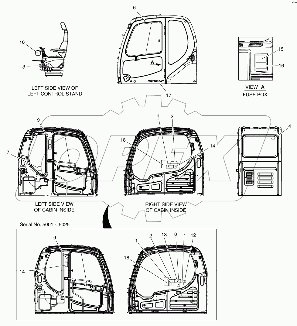  NAME PLATE - CABIN (EUROPE)