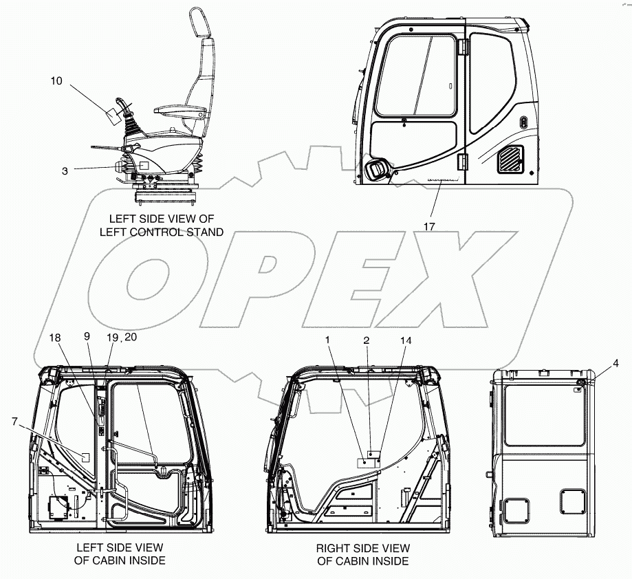  NAME PLATE - CABIN (ROPS)