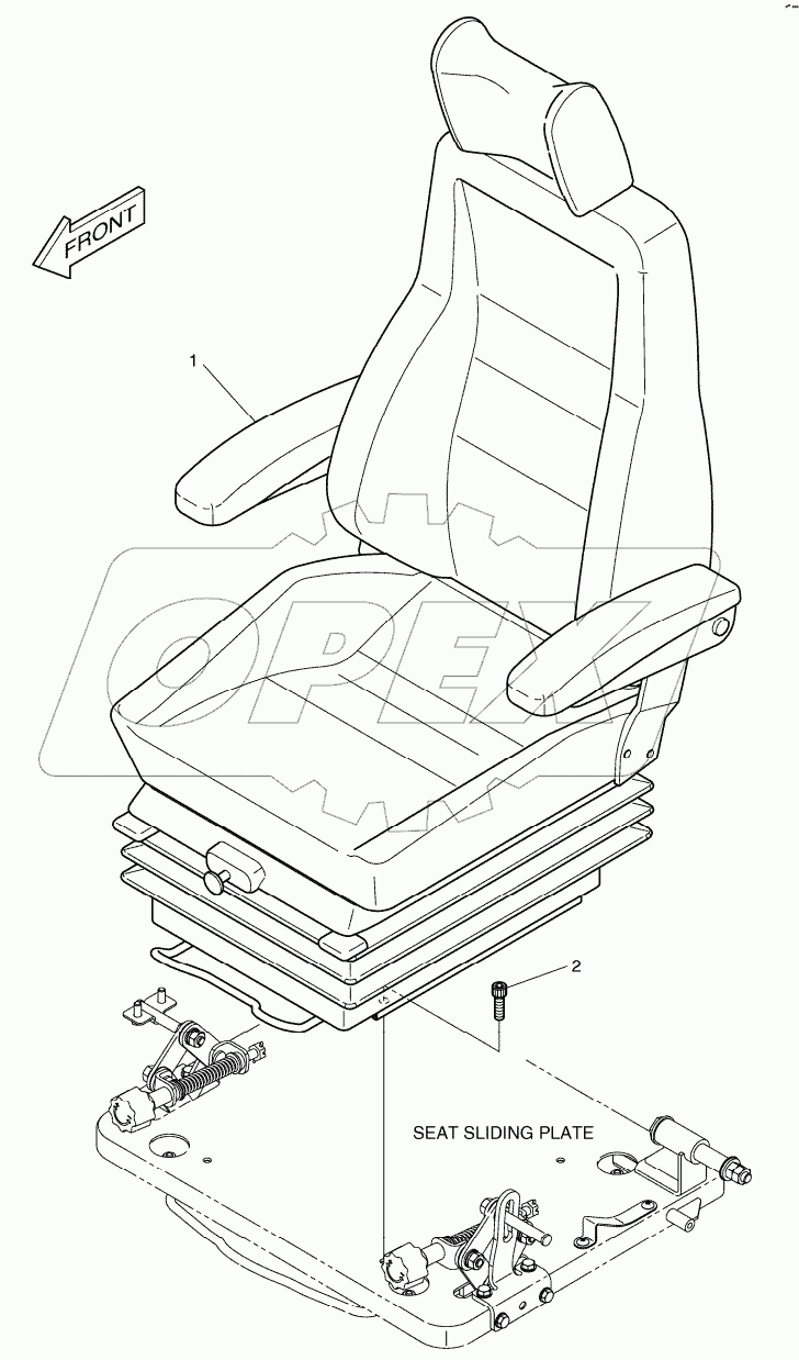  SEAT MOUNTING - HEATER