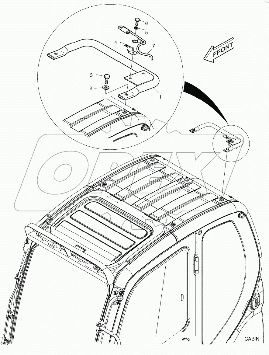  ROTATING BEACON MOUNTING