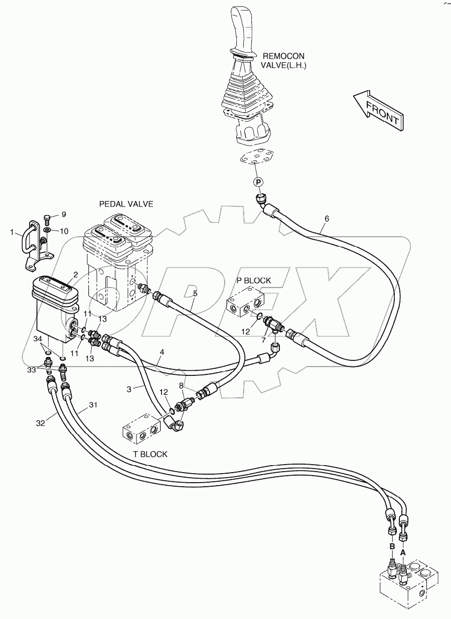  PILOT PIPING (2) - ROTATING OR ARTI