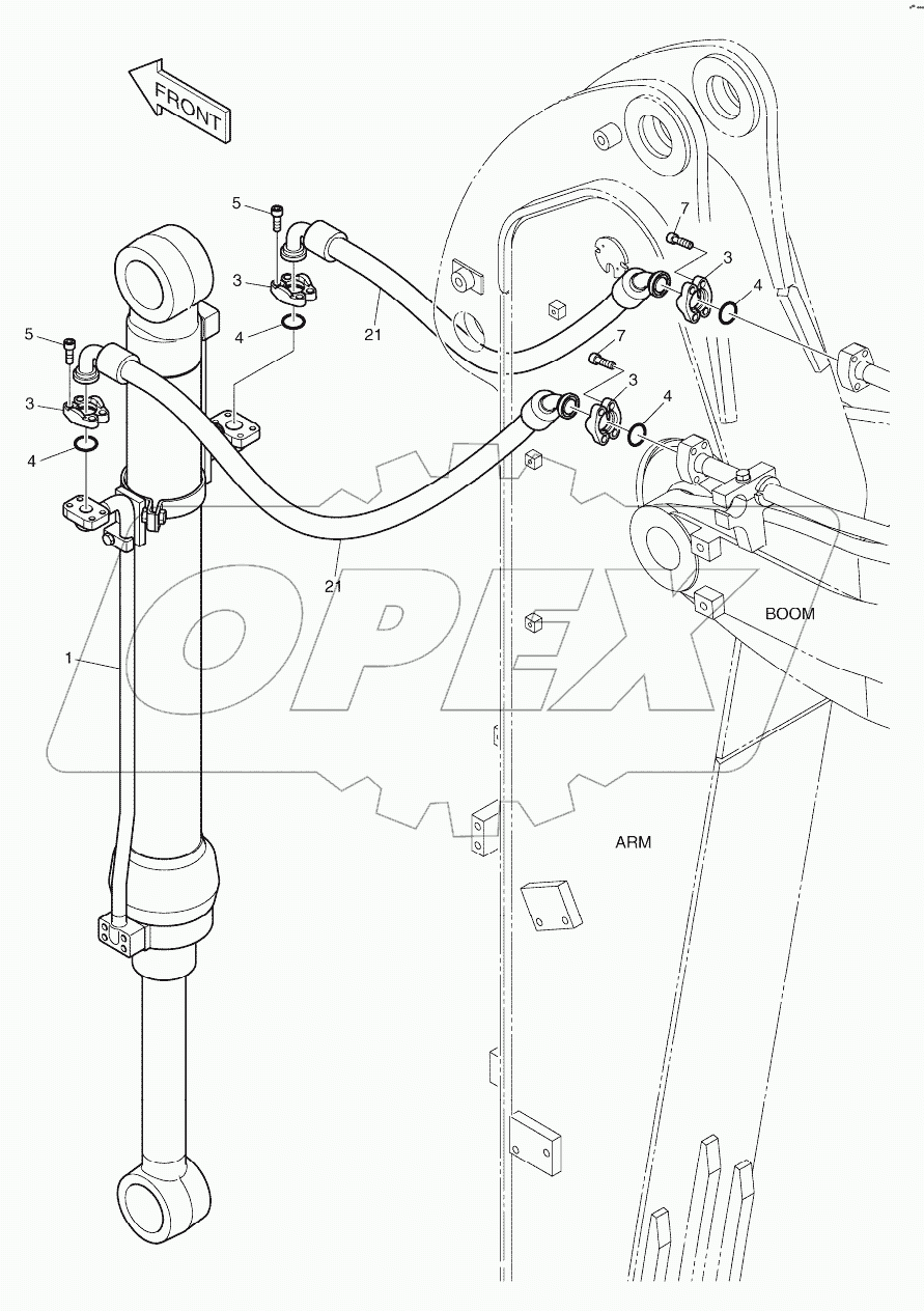  ARM PIPING - ARM 2.1m