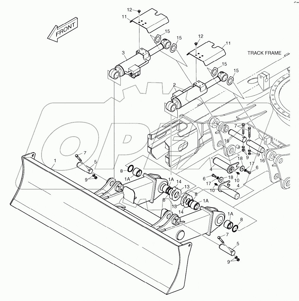  DOZER BLADE - 2490mm