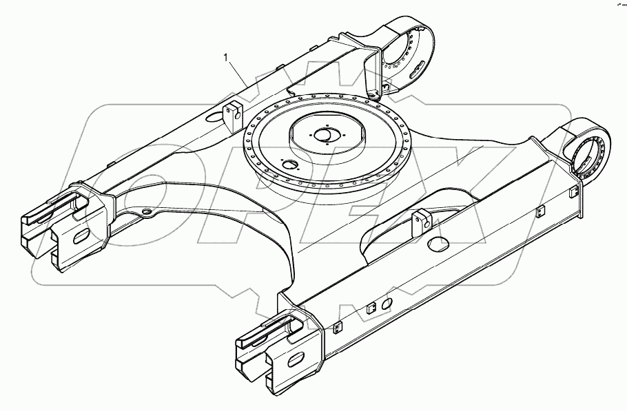  TRACK FRAME - LONG CRAWLER