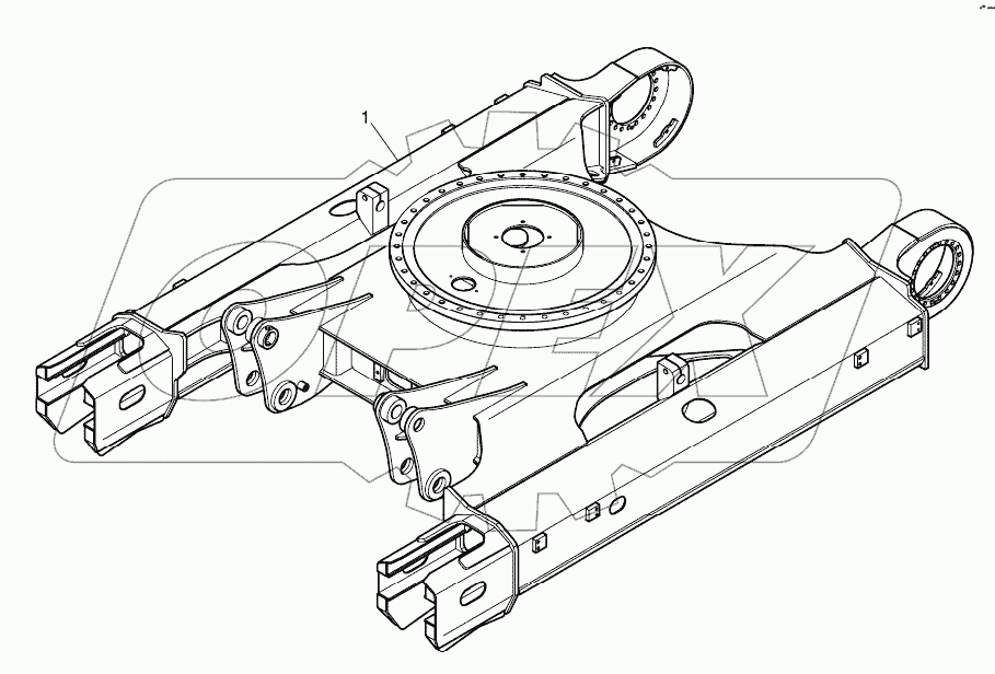  TRACK FRAME - DOZER (LONG)