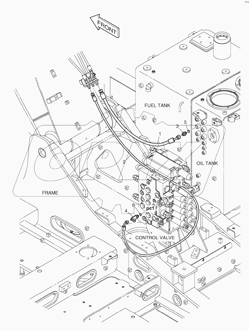  PILOT PIPING - LOCK VALVE ARM (ARTI)