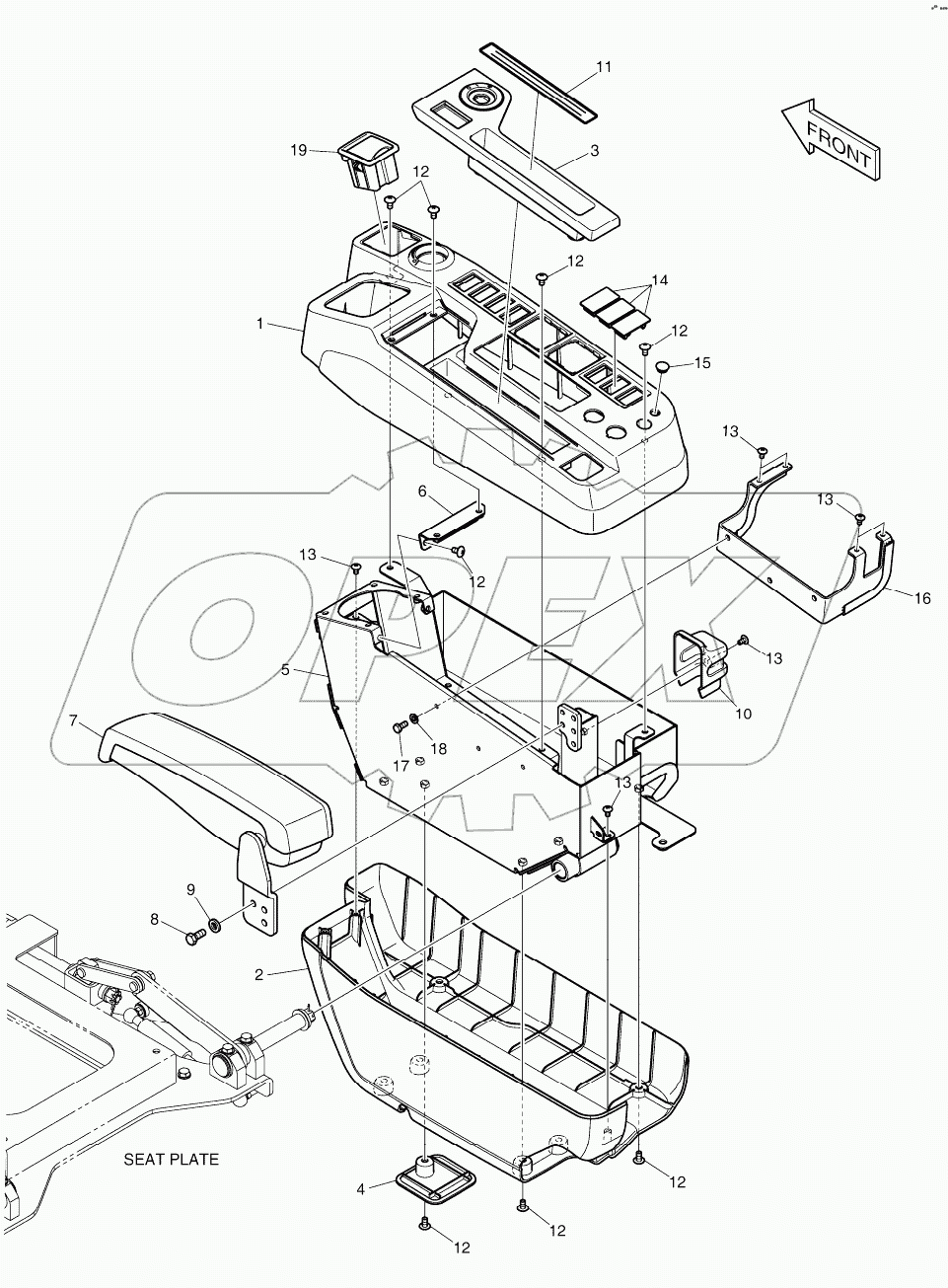  CONTROL STAND - R.H (ROPS)