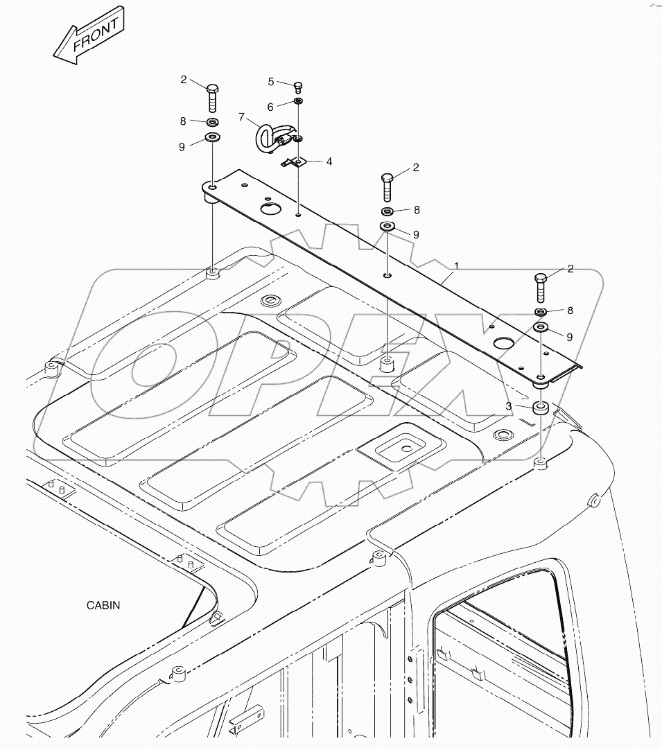  TELESCOPIC BEACON - ROPS