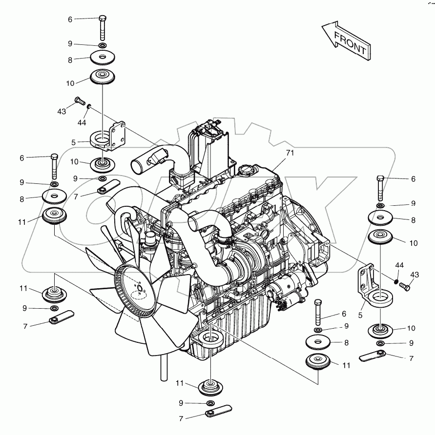  ENGINE MOUNTING