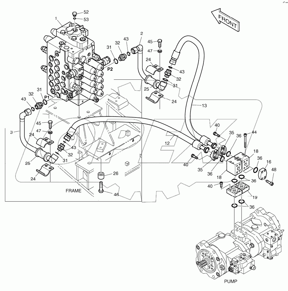  MAIN PIPING (1) - PUMP