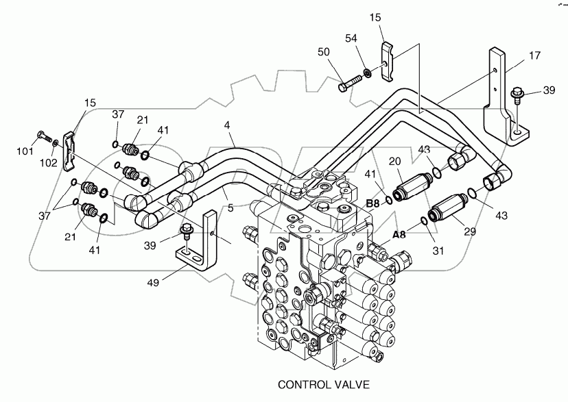  MAIN PIPING (2) - BOOM
