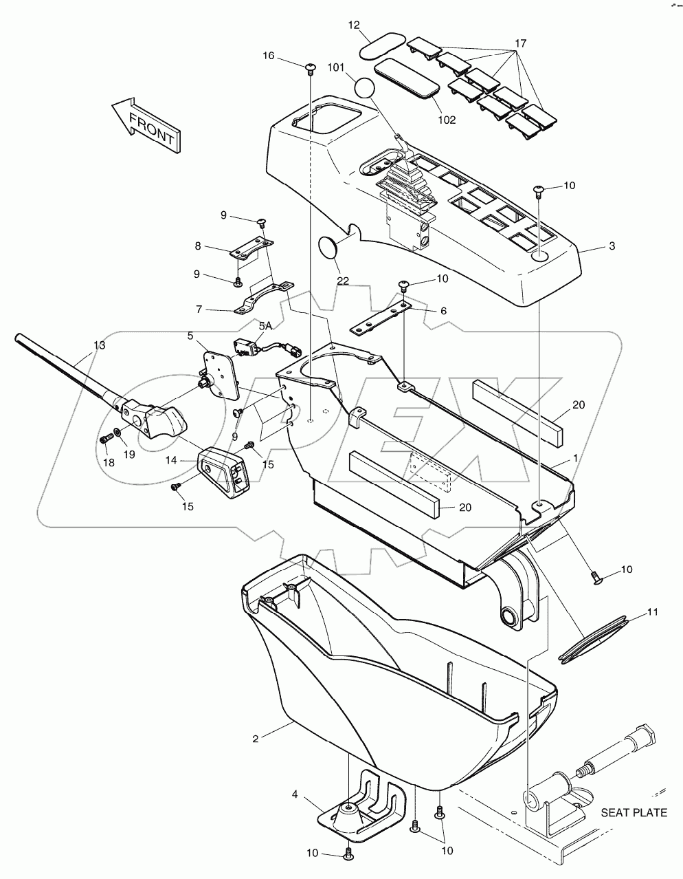  CONTROL STAND - L.H.