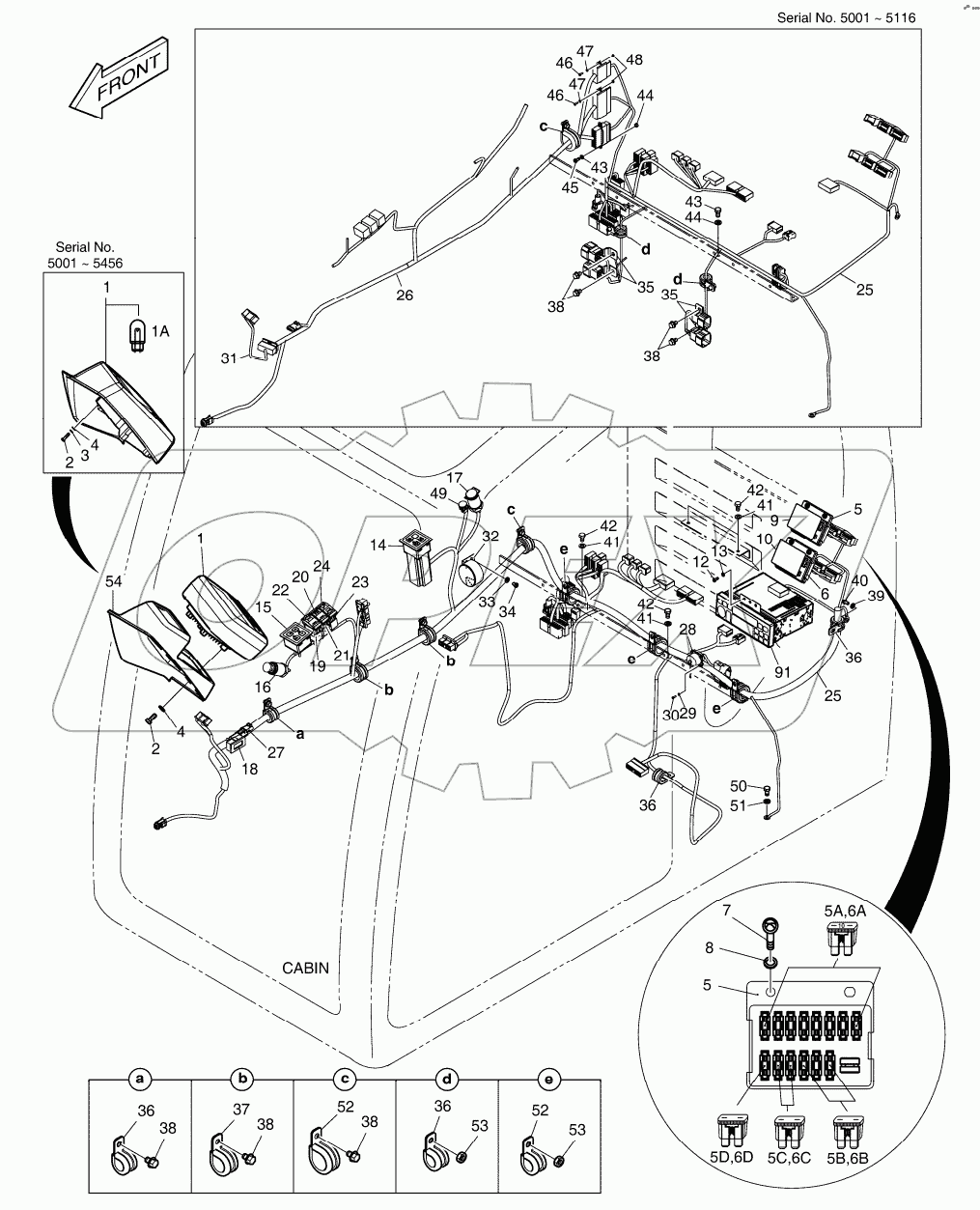  ELECTRIC PARTS-CABIN